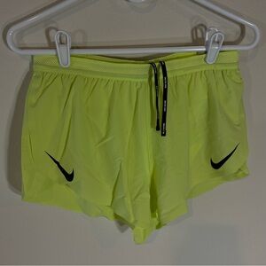 Nike AeroSwift Dri-Fit ADV 2" Neon Running Shorts FN3349-736 $90 - Small